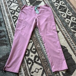 Figs Purple Straight Leg Pants